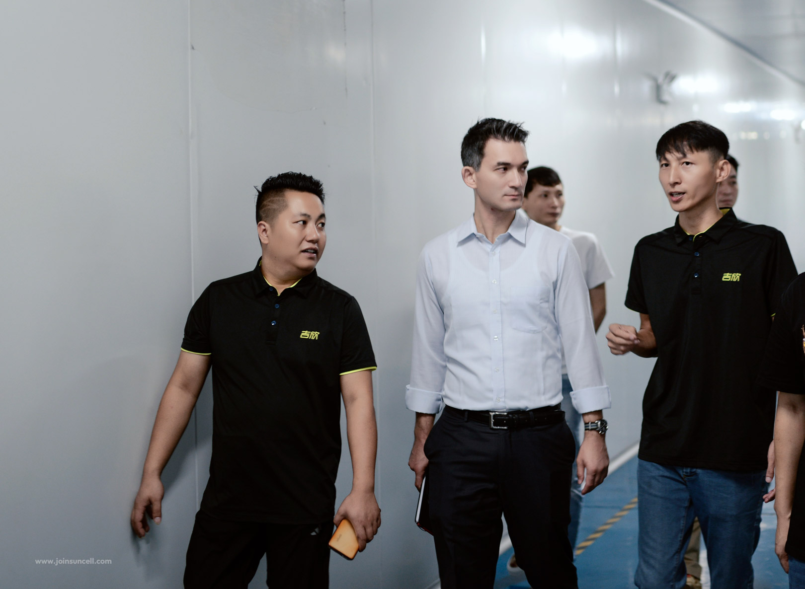 BASF Shanshan Battery Materials Co., Ltd. Vice GM Mr. Marc Poetzsch Visits JOINSUN Lithium Cell Factory on August 5, 2024