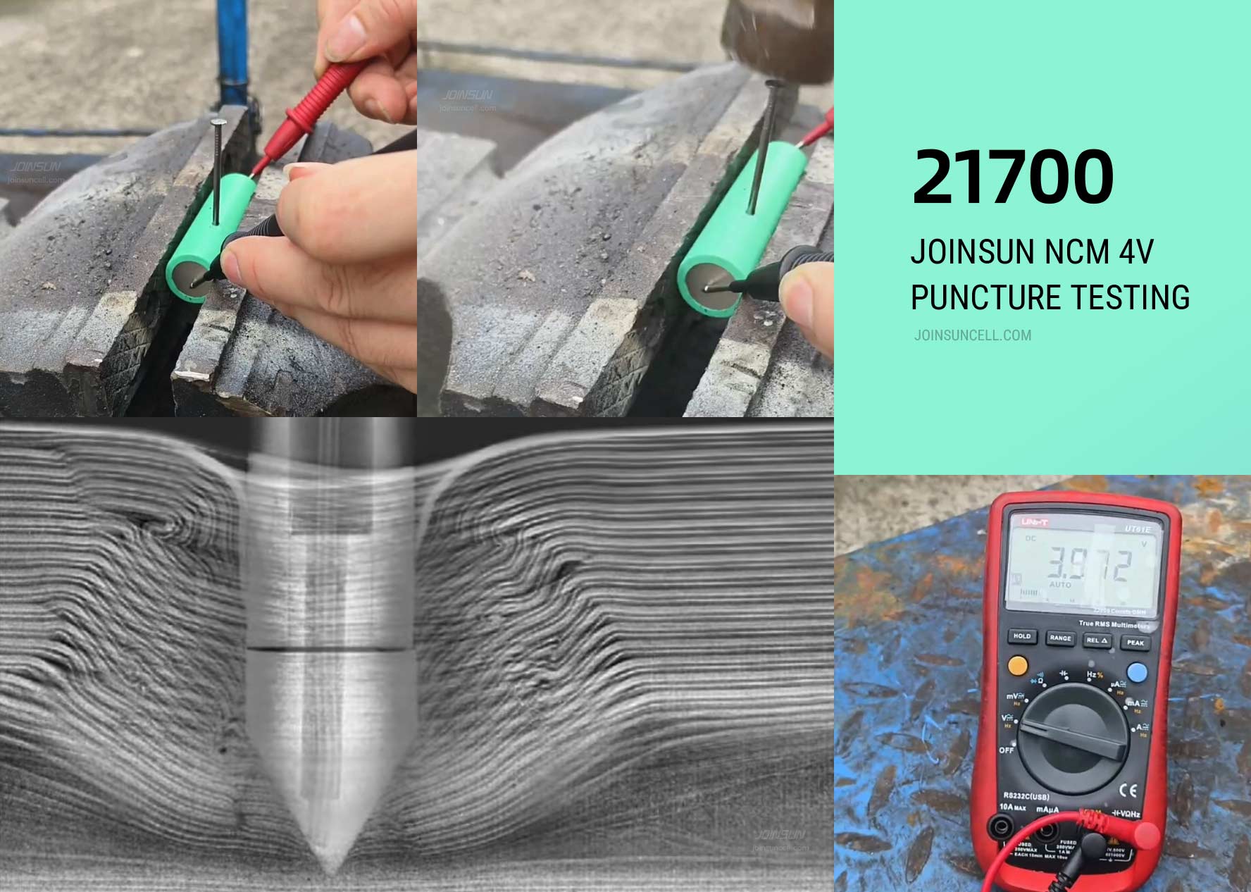 How 21700 Lithium Cell Pass Puncture Testing Without Catching Fire?